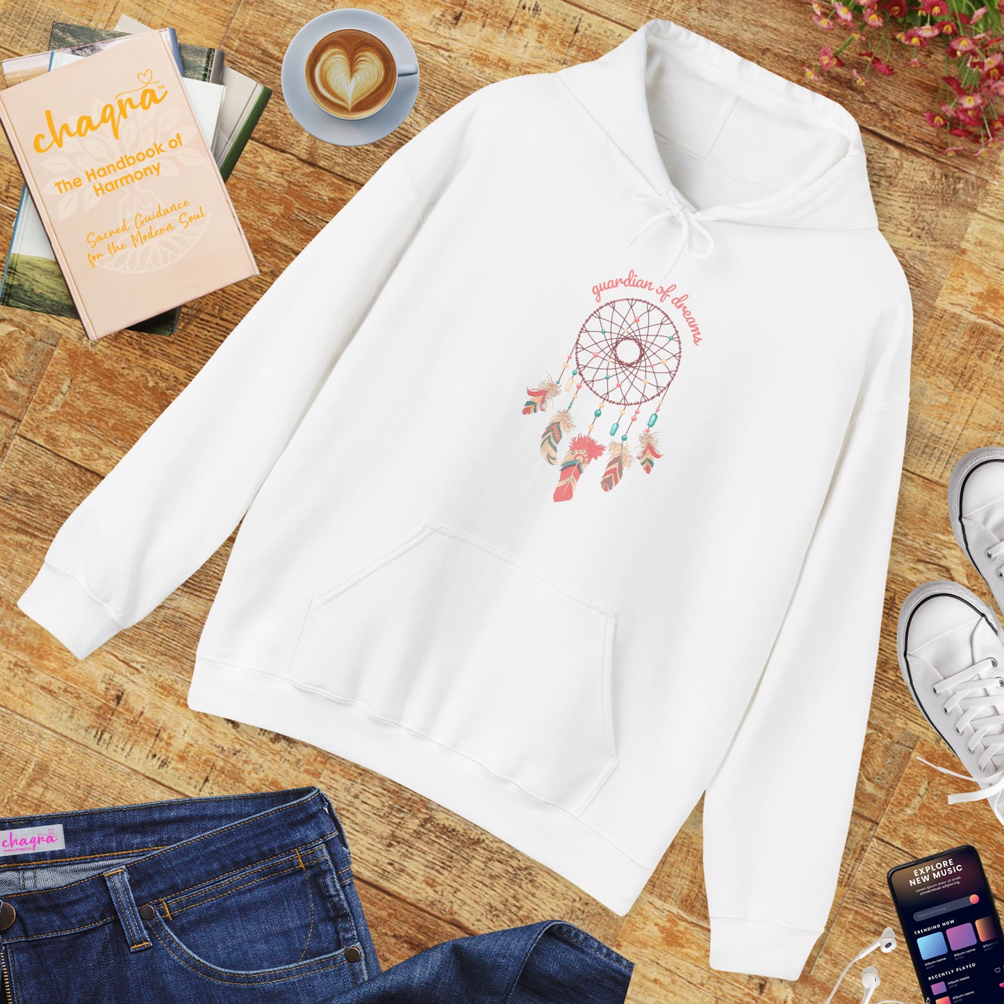 🌙💫✨🌸Guardian of Dreams Cozy Hoodie🌸✨💫🌙