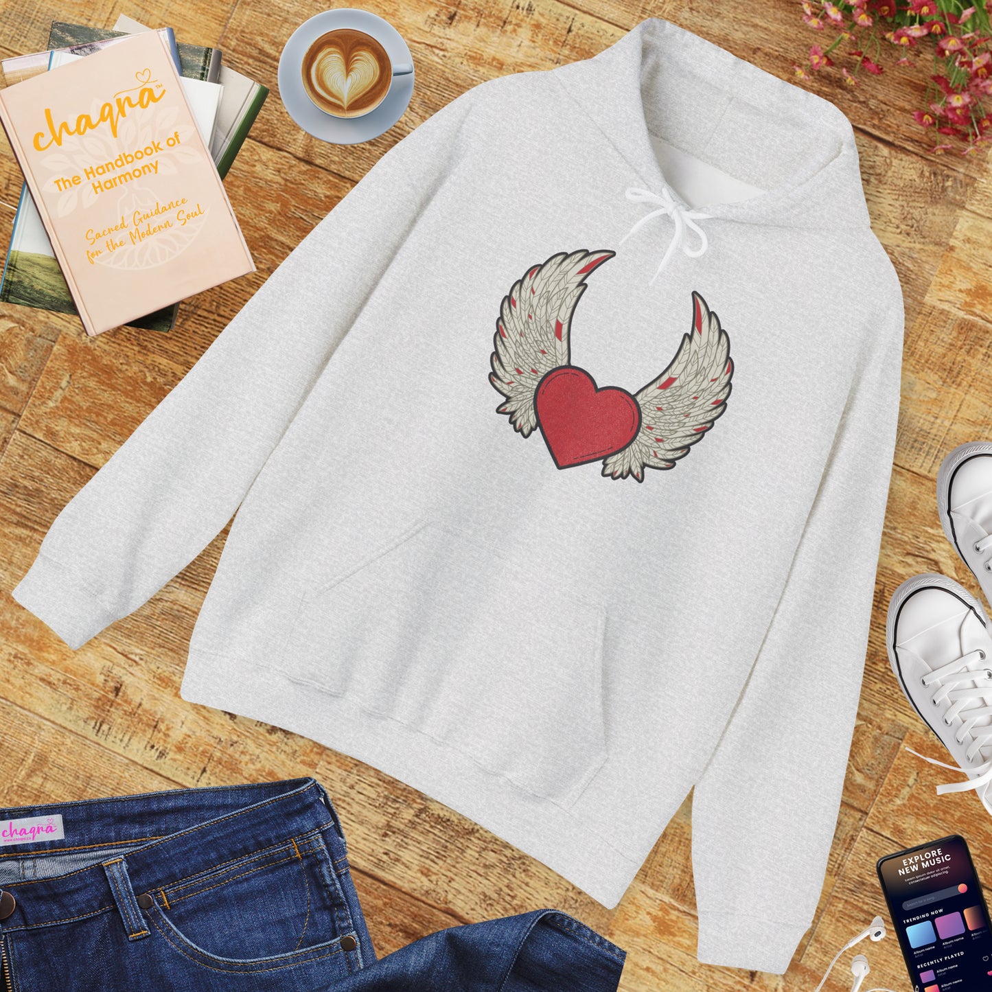 ❤️Heart Wings Hoodie – Love in Flight 🌟✨