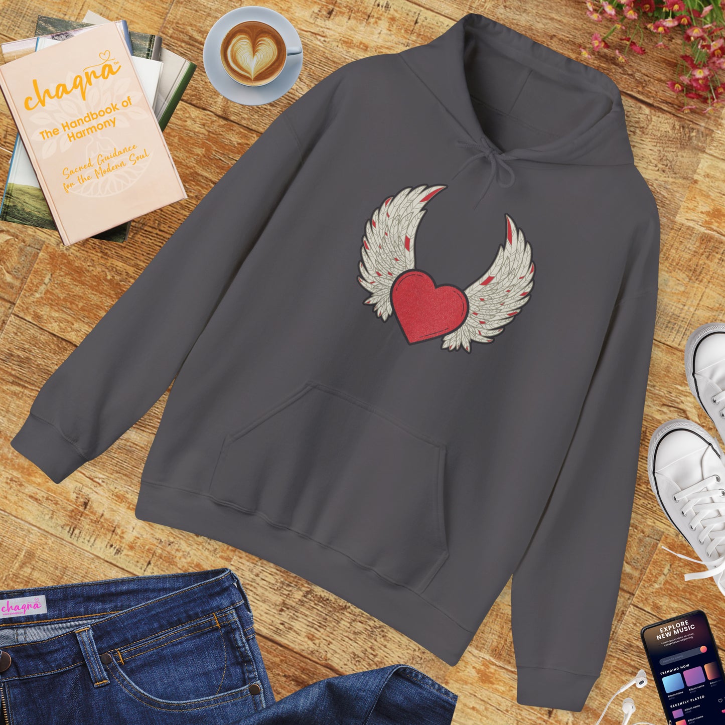 ❤️Heart Wings Hoodie – Love in Flight 🌟✨