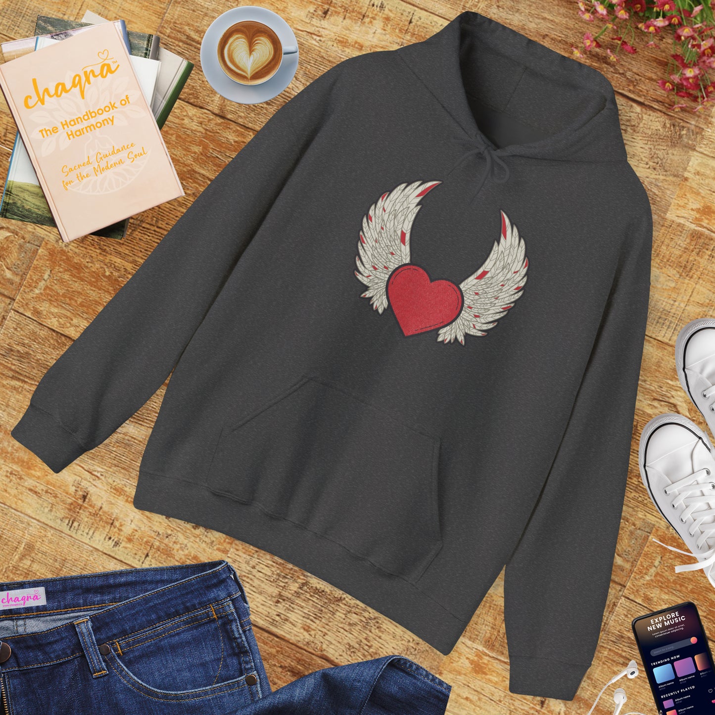 ❤️Heart Wings Hoodie – Love in Flight 🌟✨