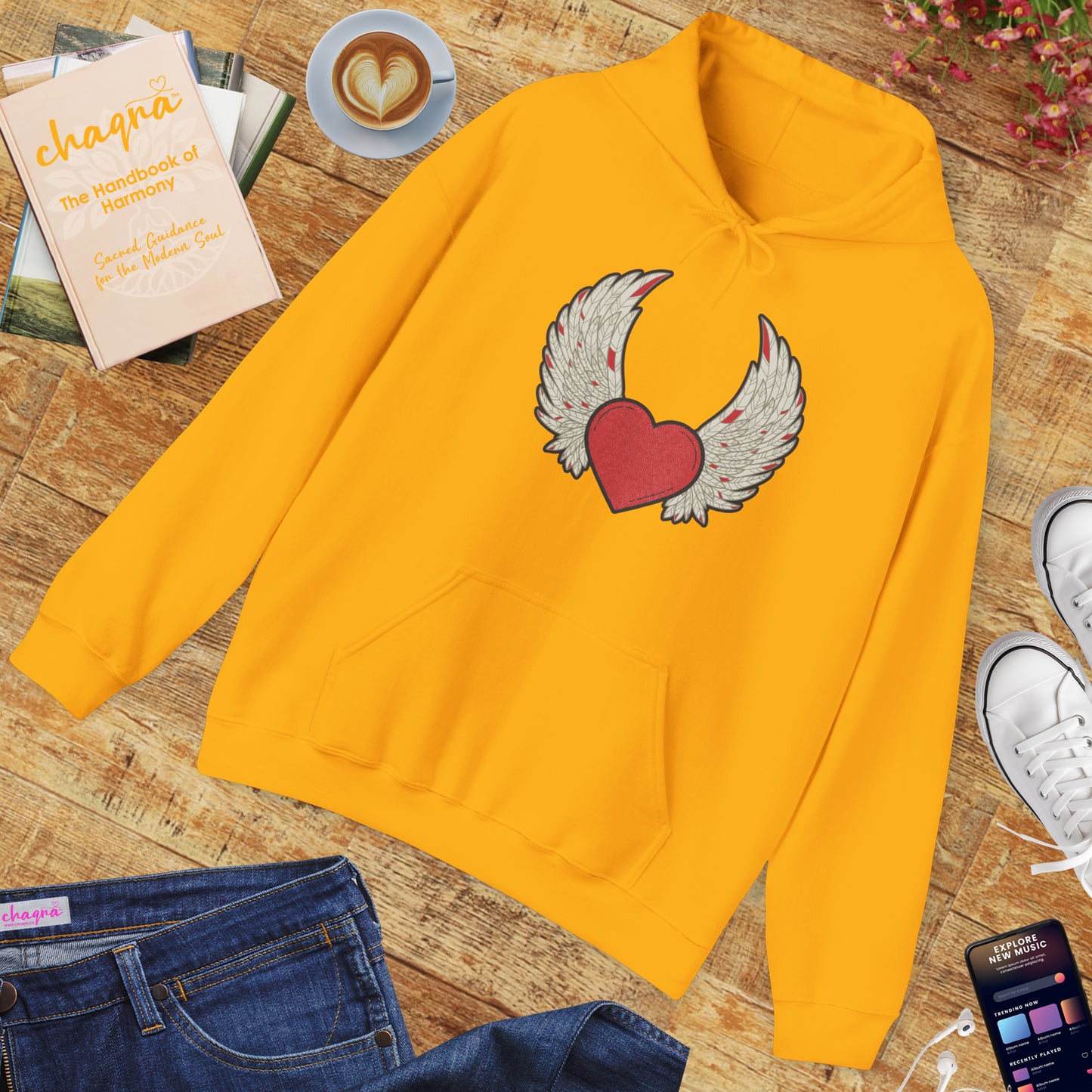 ❤️Heart Wings Hoodie – Love in Flight 🌟✨