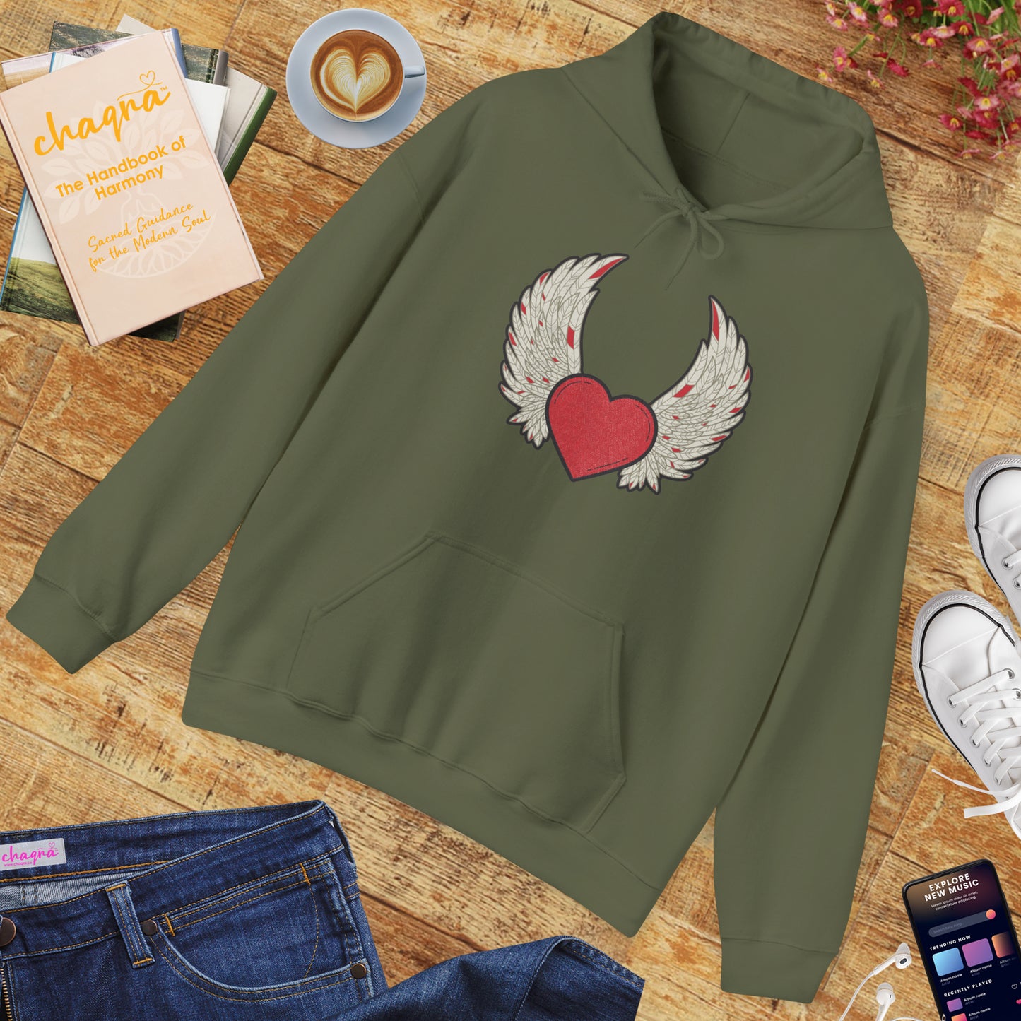 ❤️Heart Wings Hoodie – Love in Flight 🌟✨