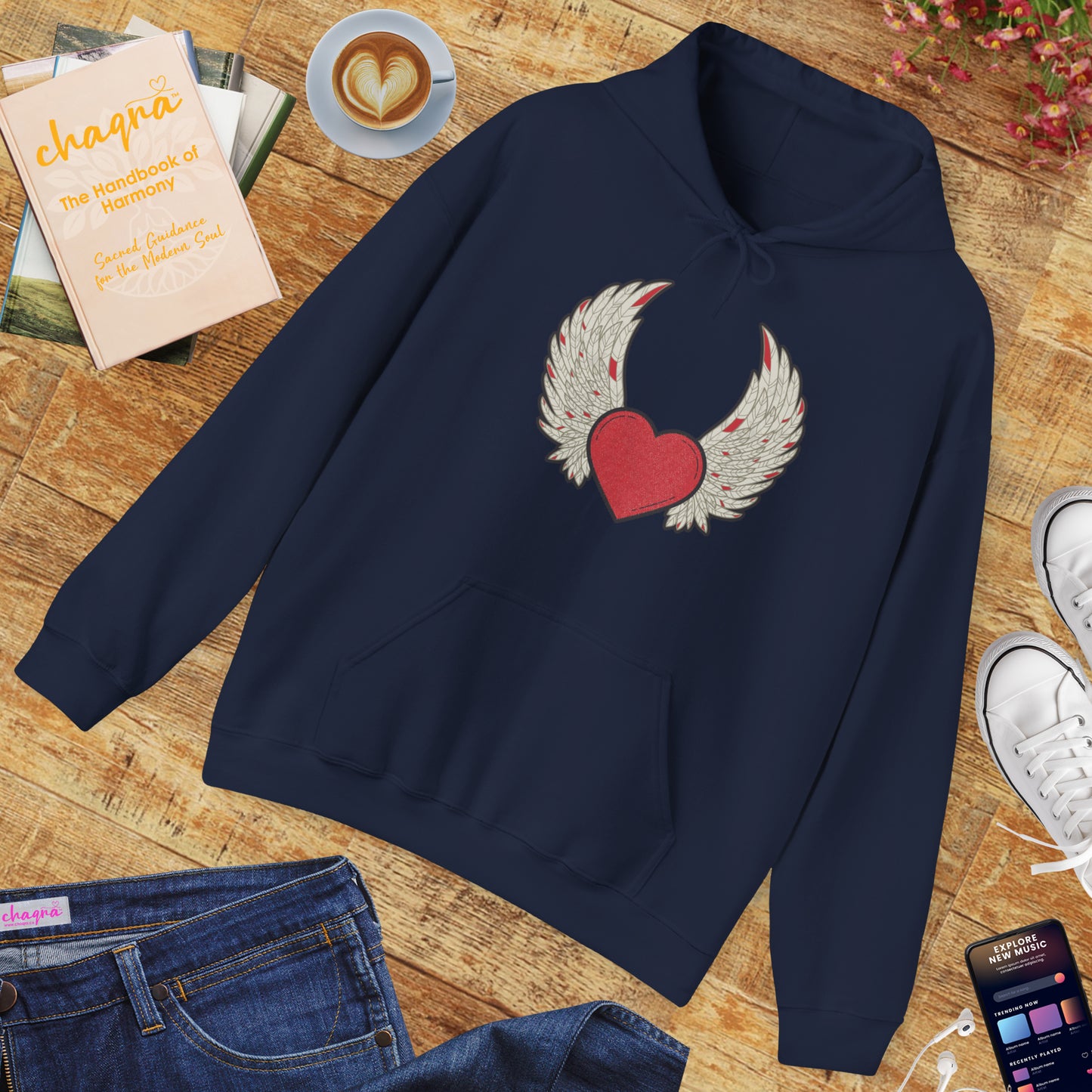 ❤️Heart Wings Hoodie – Love in Flight 🌟✨