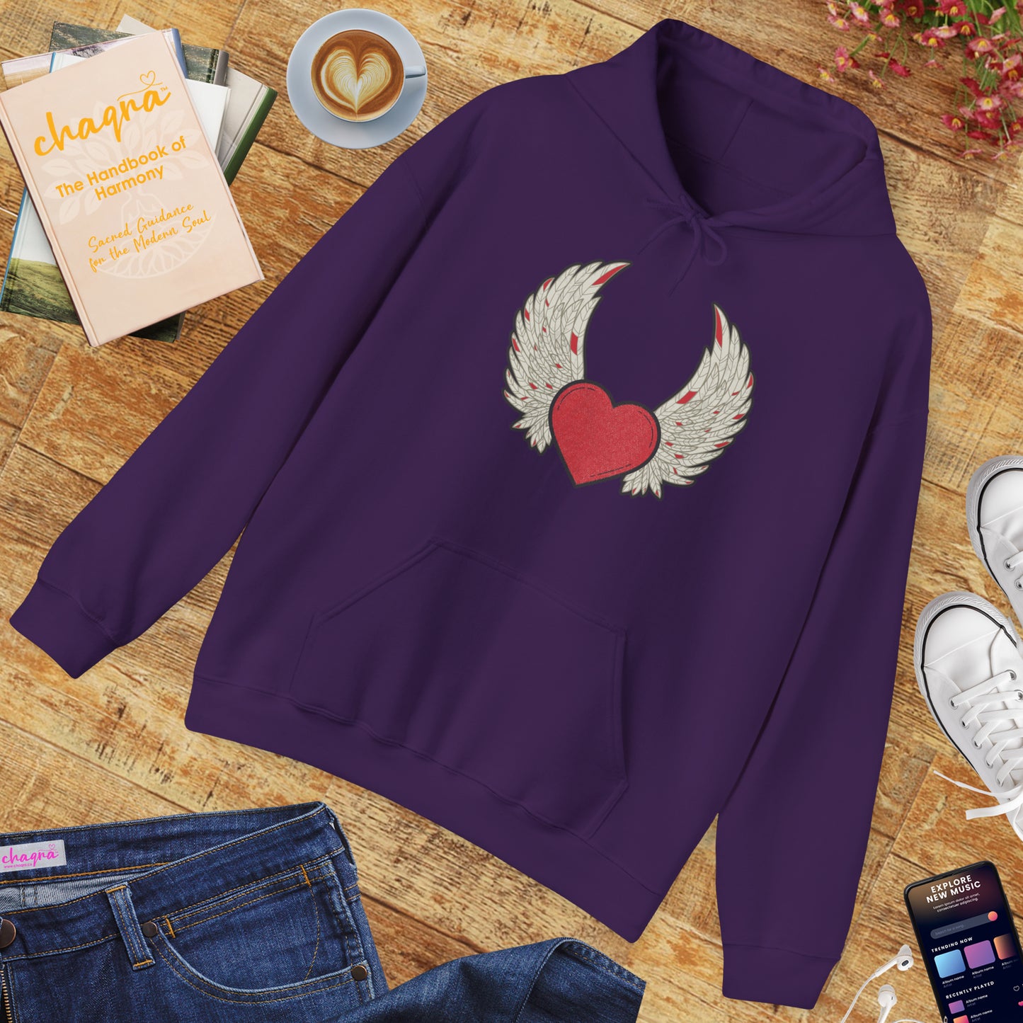 ❤️Heart Wings Hoodie – Love in Flight 🌟✨