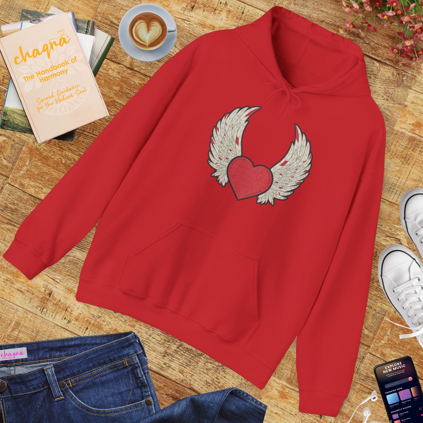 ❤️Heart Wings Hoodie – Love in Flight 🌟✨