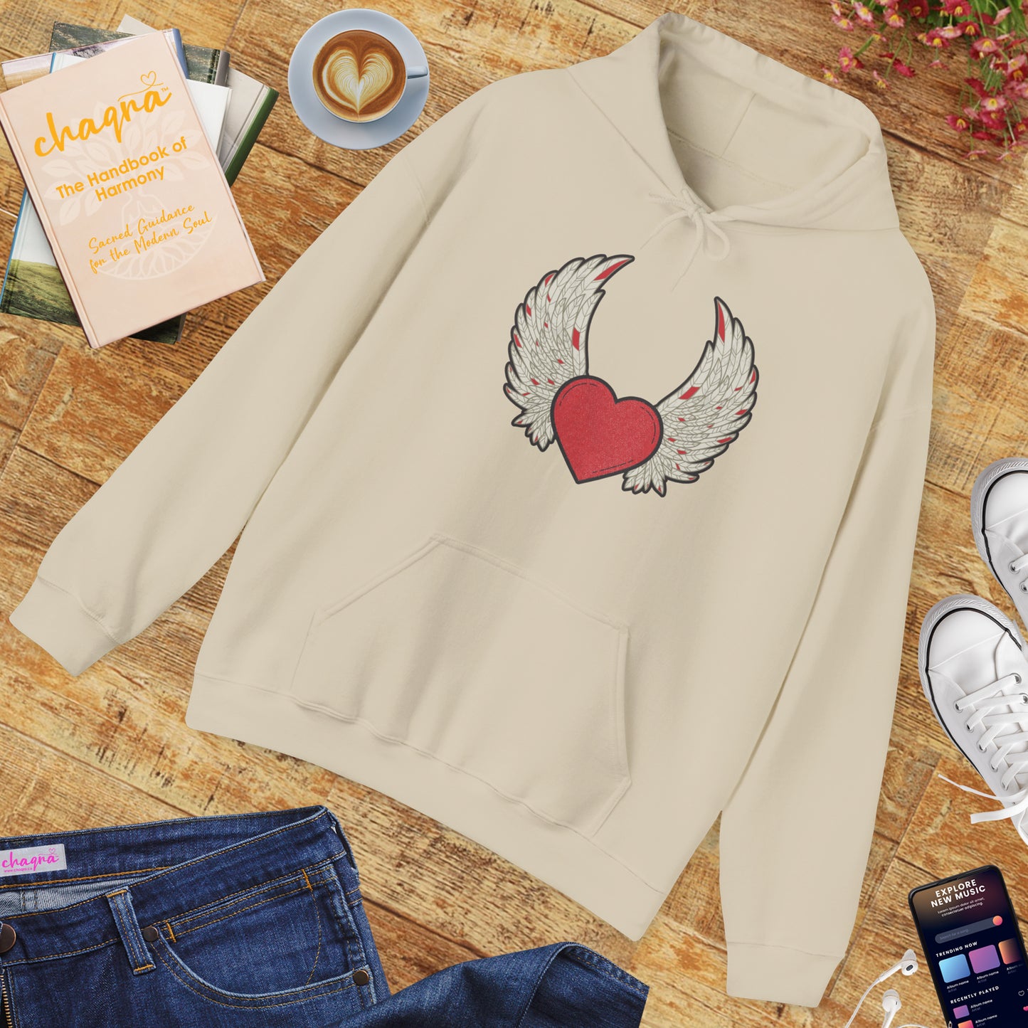 ❤️Heart Wings Hoodie – Love in Flight 🌟✨