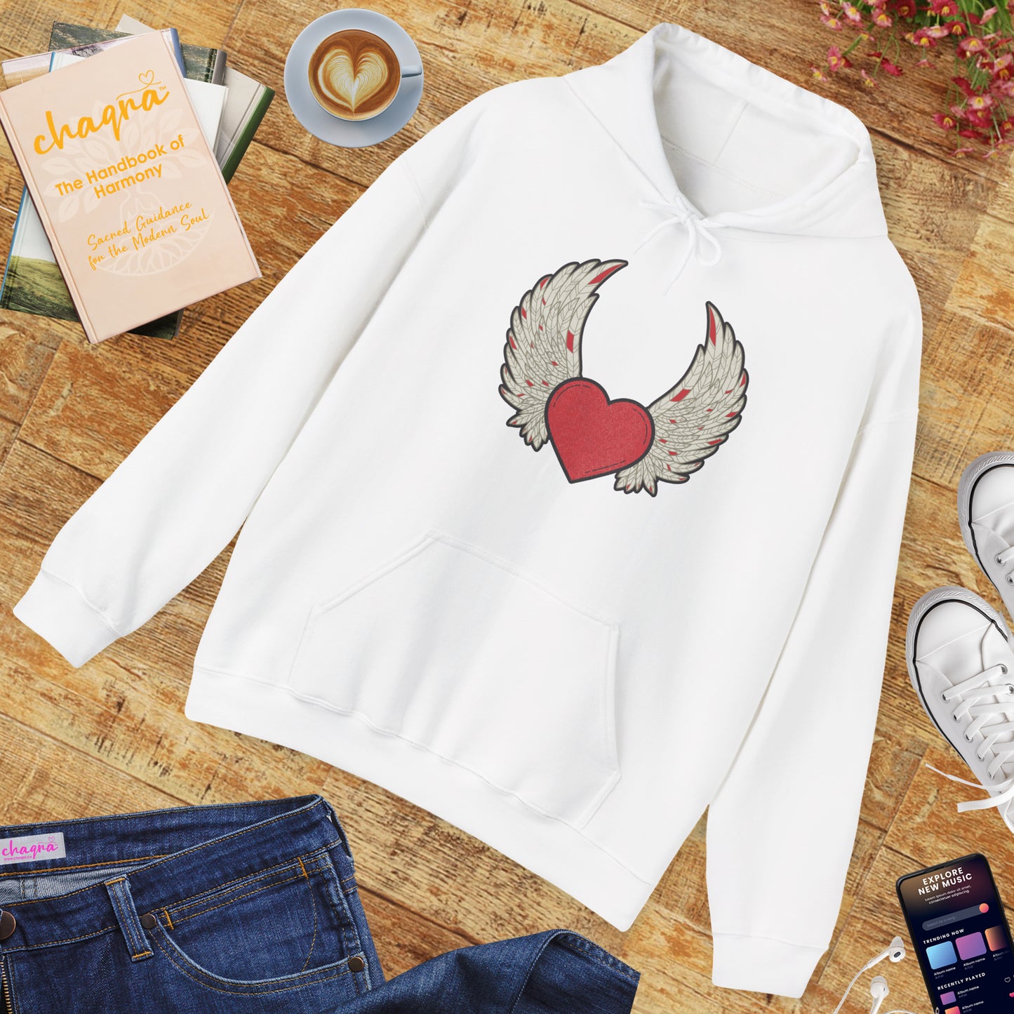 ❤️Heart Wings Hoodie – Love in Flight 🌟✨