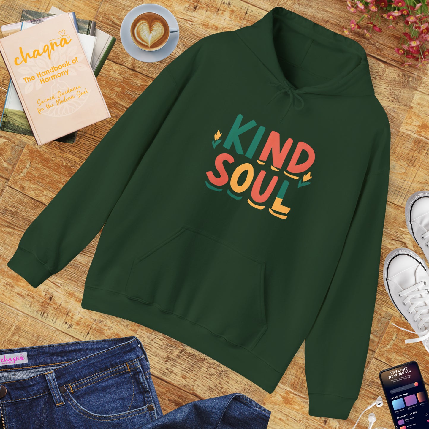 🌈KIND SOUL Hoodie — Wear Your Light, Share Your Warmth💖