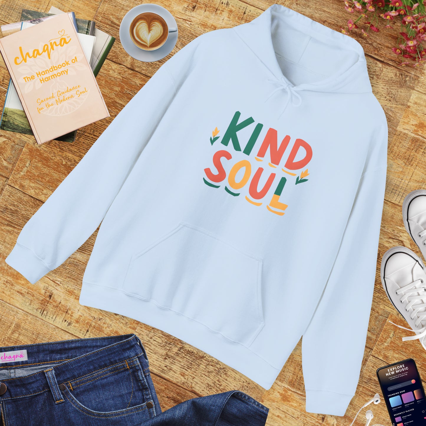🌈KIND SOUL Hoodie — Wear Your Light, Share Your Warmth💖