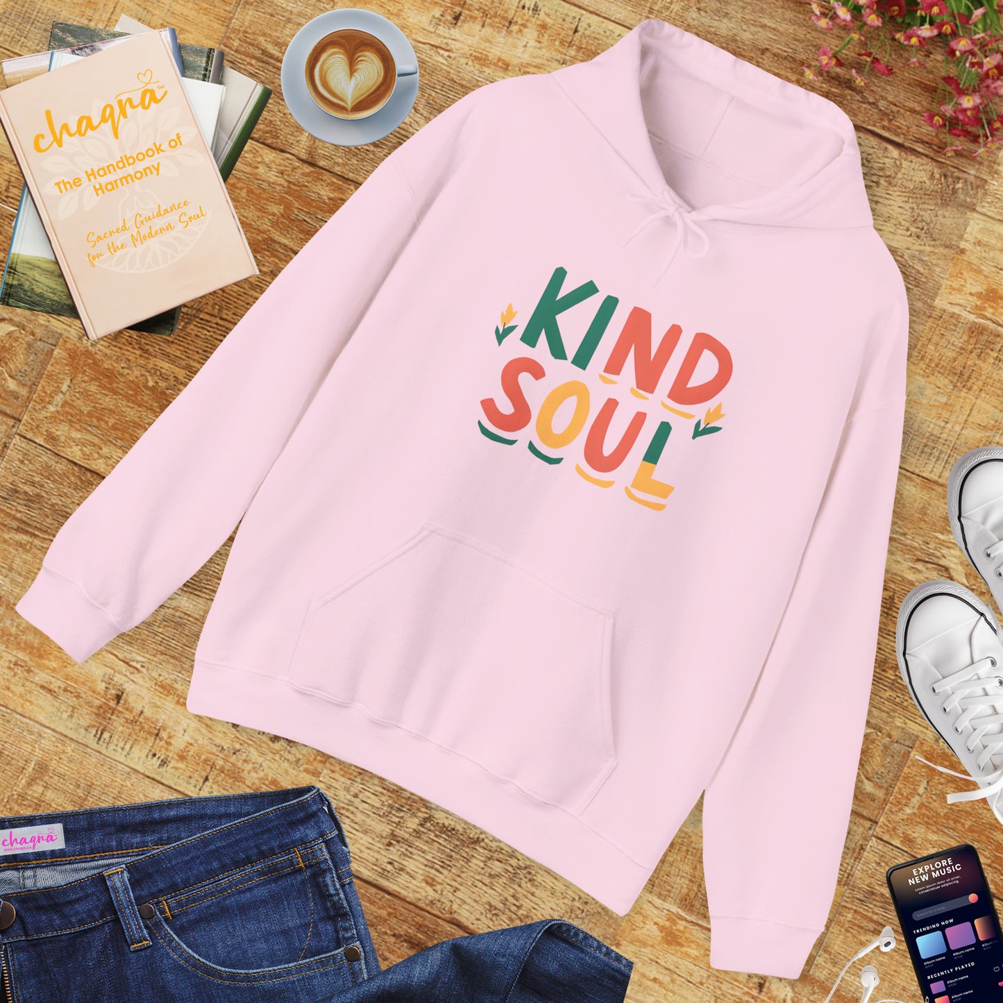 🌈KIND SOUL Hoodie — Wear Your Light, Share Your Warmth💖