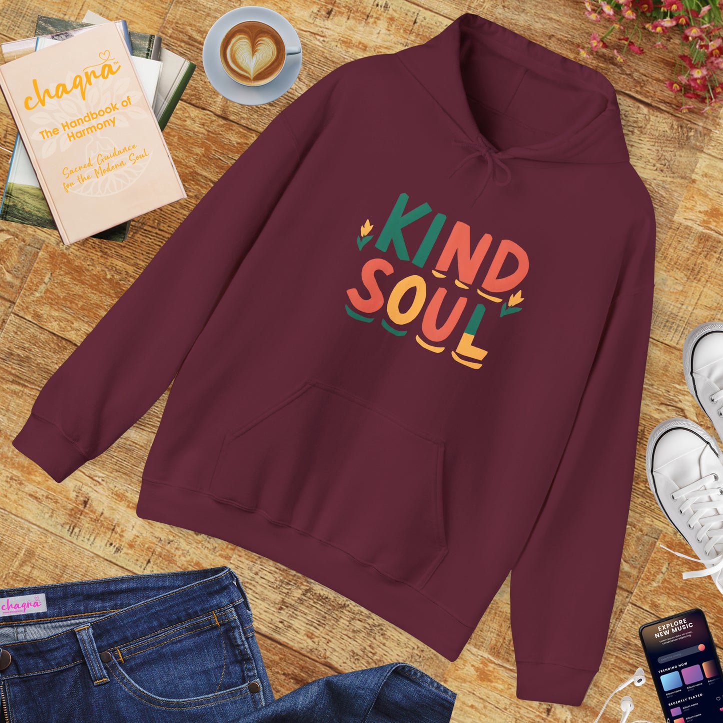 🌈KIND SOUL Hoodie — Wear Your Light, Share Your Warmth💖