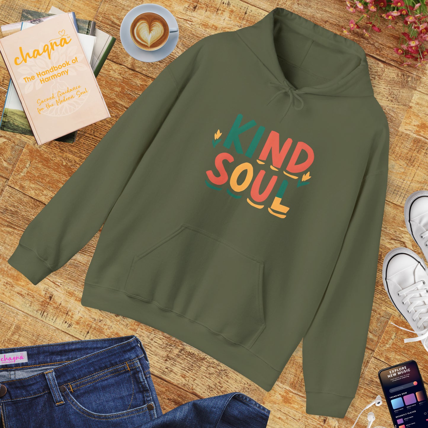 🌈KIND SOUL Hoodie — Wear Your Light, Share Your Warmth💖