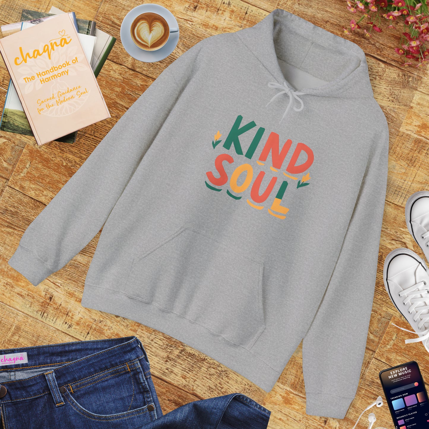 🌈KIND SOUL Hoodie — Wear Your Light, Share Your Warmth💖