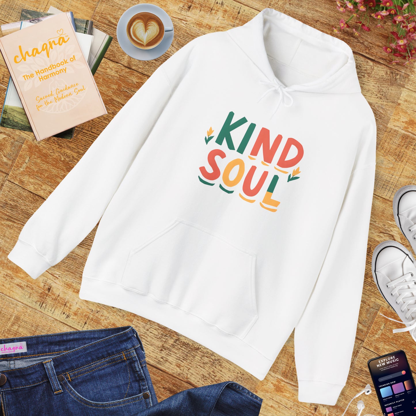 🌈KIND SOUL Hoodie — Wear Your Light, Share Your Warmth💖