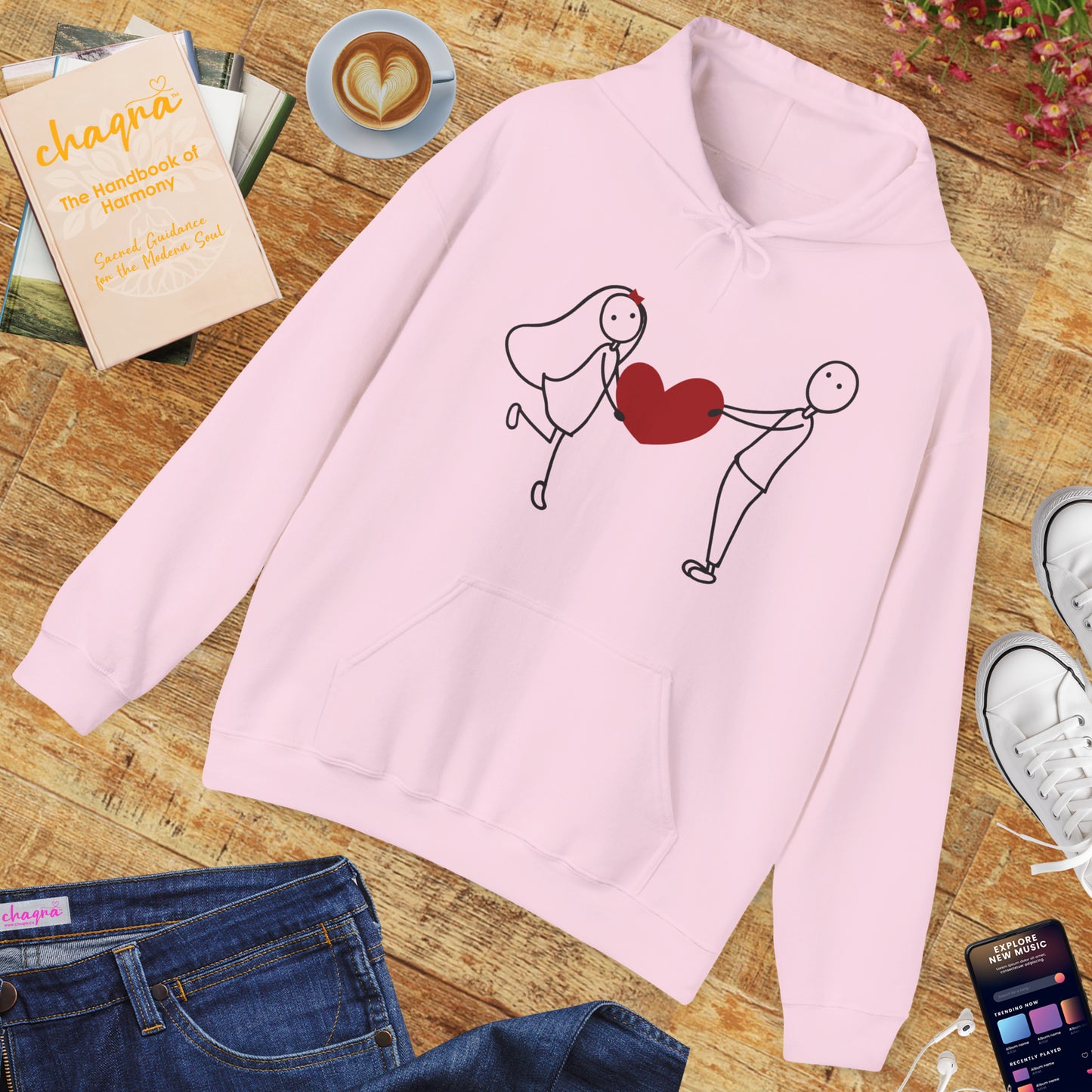 💗🕊️Love Heals Hoodie - Wear the Warmth of the Heart