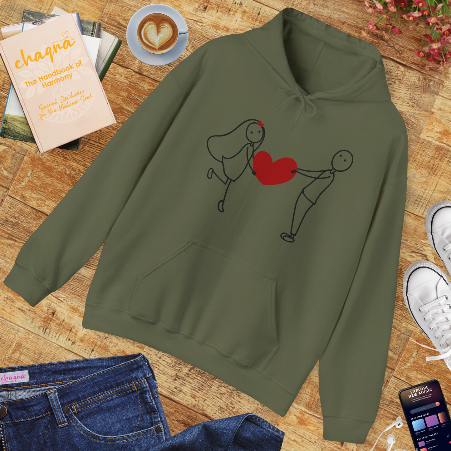 💗🕊️Love Heals Hoodie - Wear the Warmth of the Heart