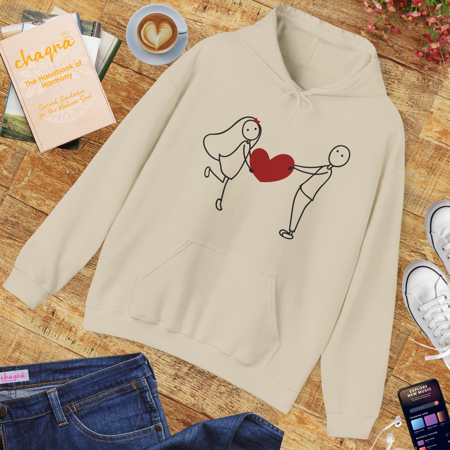 💗🕊️Love Heals Hoodie - Wear the Warmth of the Heart
