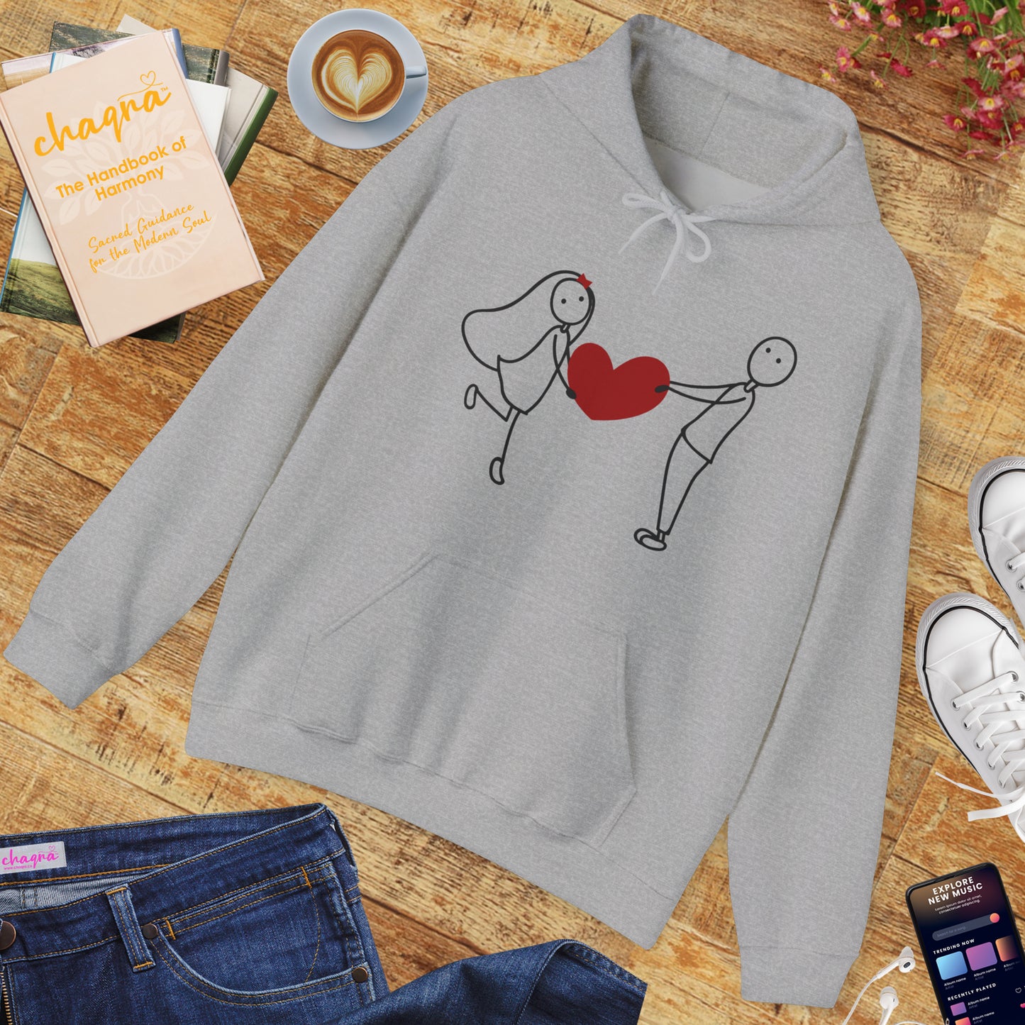 💗🕊️Love Heals Hoodie - Wear the Warmth of the Heart