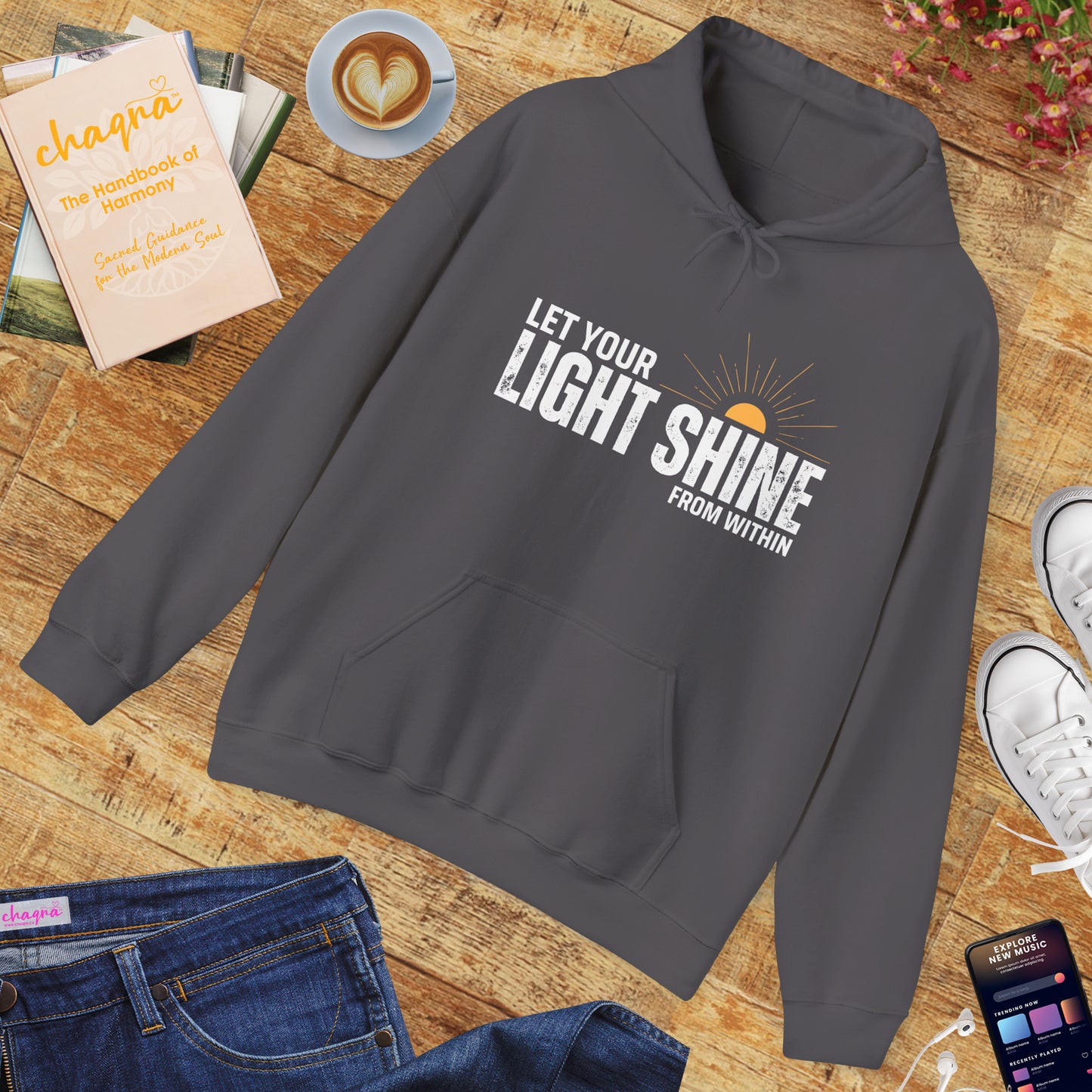 🌞Rise & Radiate Hoodie – Let Your Light Shine from Within✨🌅🕊️