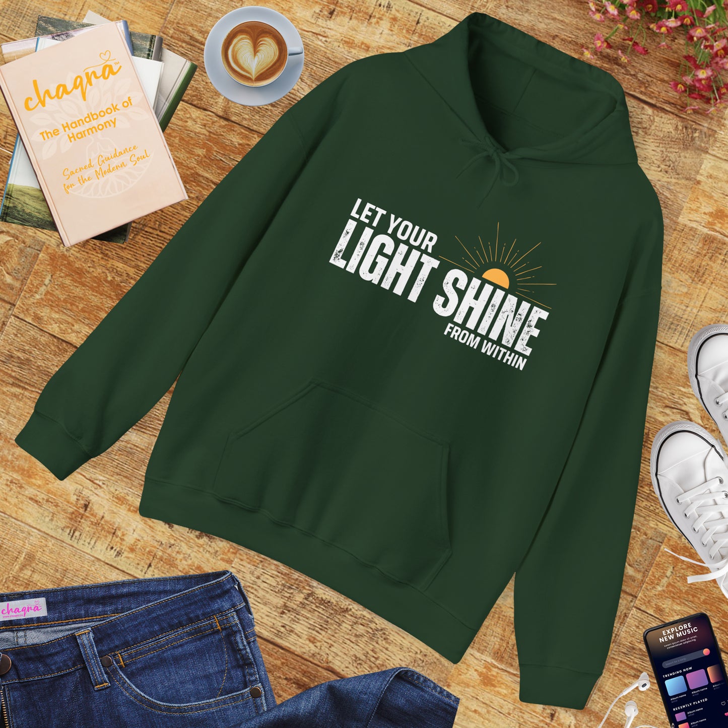 🌞Rise & Radiate Hoodie – Let Your Light Shine from Within✨🌅🕊️