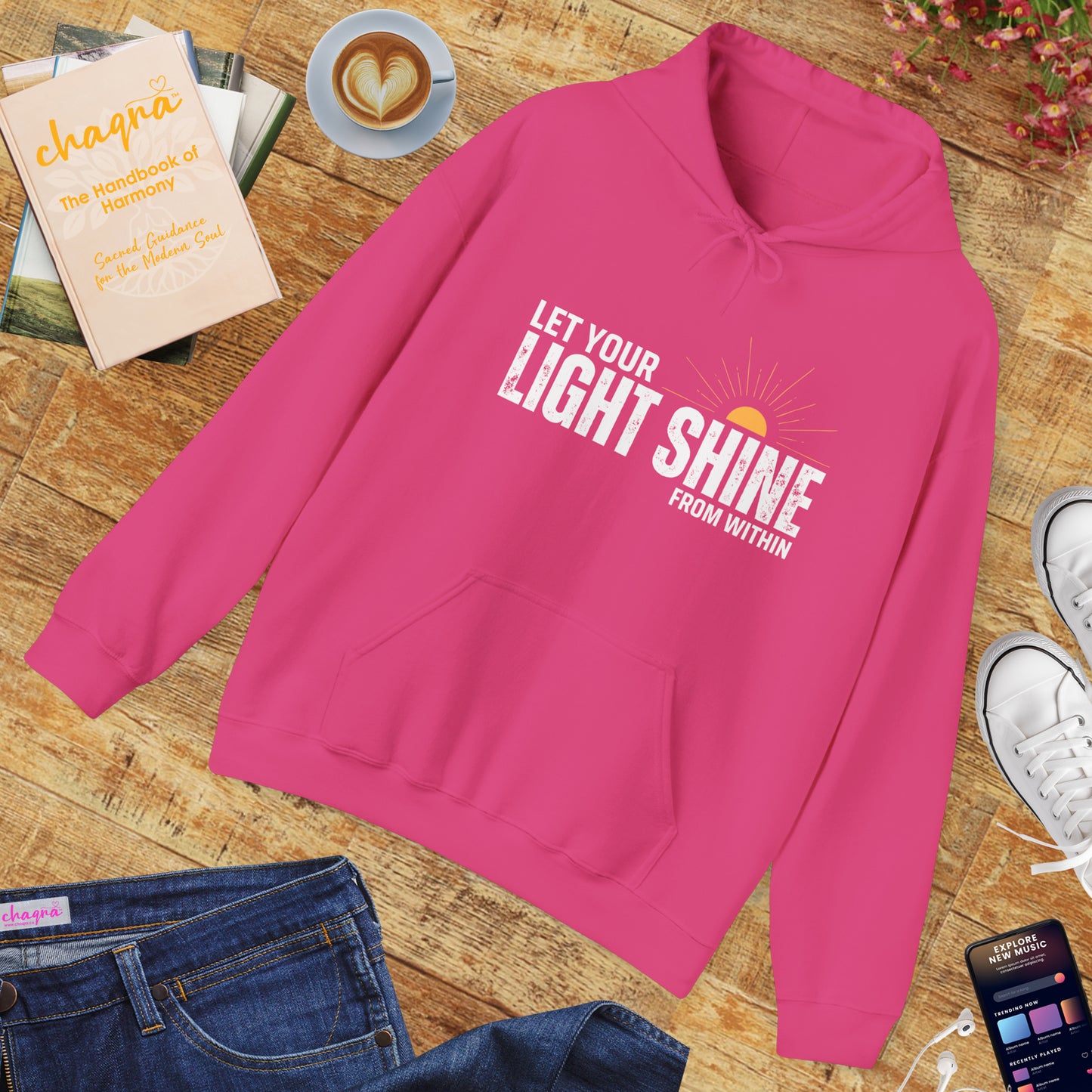 🌞Rise & Radiate Hoodie – Let Your Light Shine from Within✨🌅🕊️