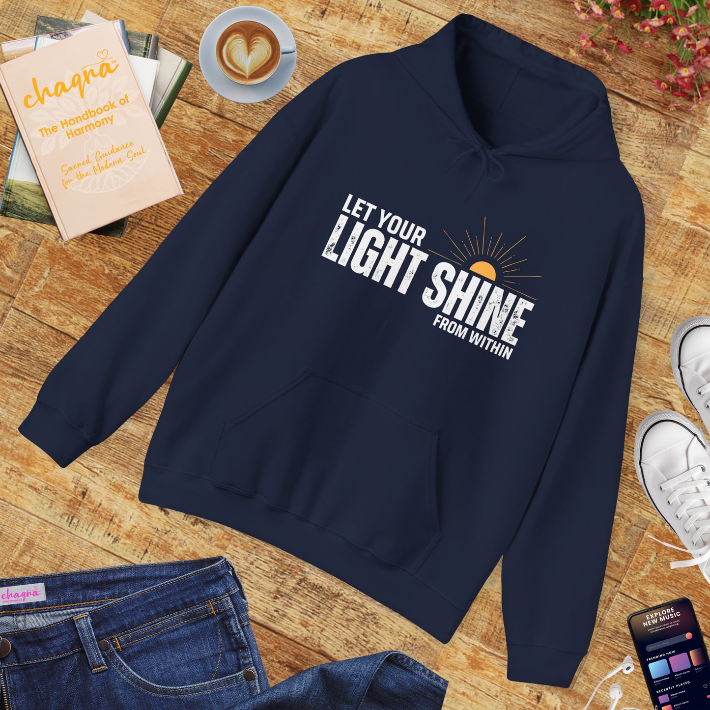 🌞Rise & Radiate Hoodie – Let Your Light Shine from Within✨🌅🕊️