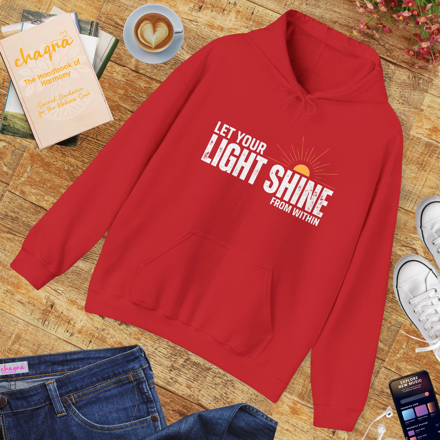 🌞Rise & Radiate Hoodie – Let Your Light Shine from Within✨🌅🕊️