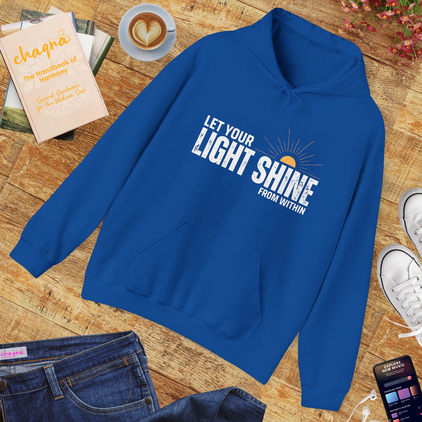🌞Rise & Radiate Hoodie – Let Your Light Shine from Within✨🌅🕊️