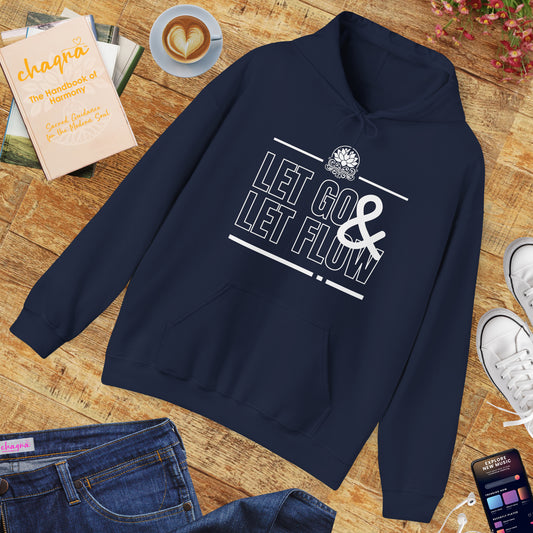 🌊Let Go & Let Flow Hoodie – Ease, Softness & Surrender✨🌿🕊️