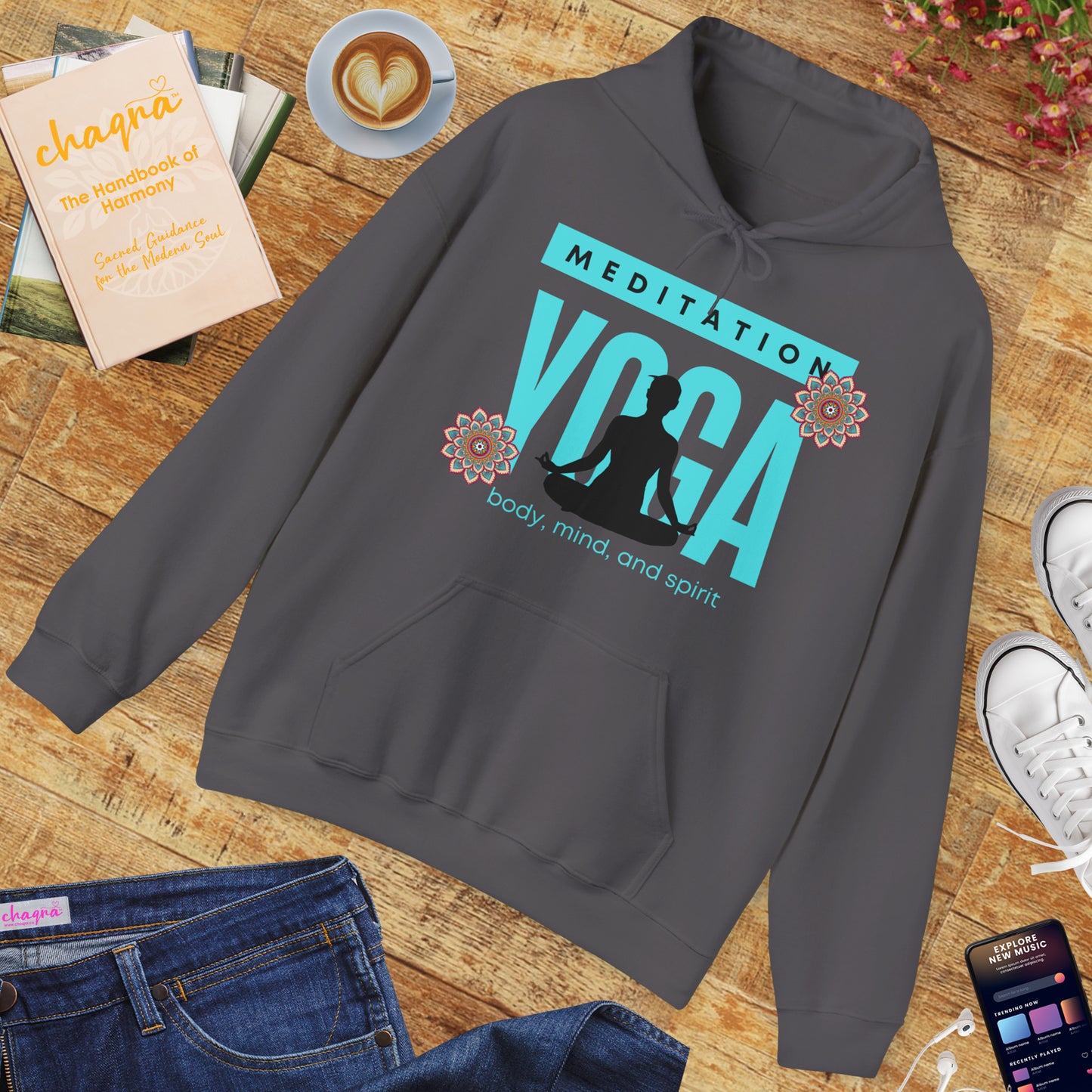 🧘‍♀️✨Mind • Body • Spirit Hoodie — Wear Your Practice, Live Your Peace🌿