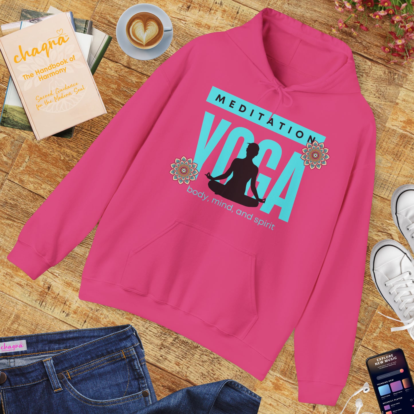 🧘‍♀️✨Mind • Body • Spirit Hoodie — Wear Your Practice, Live Your Peace🌿