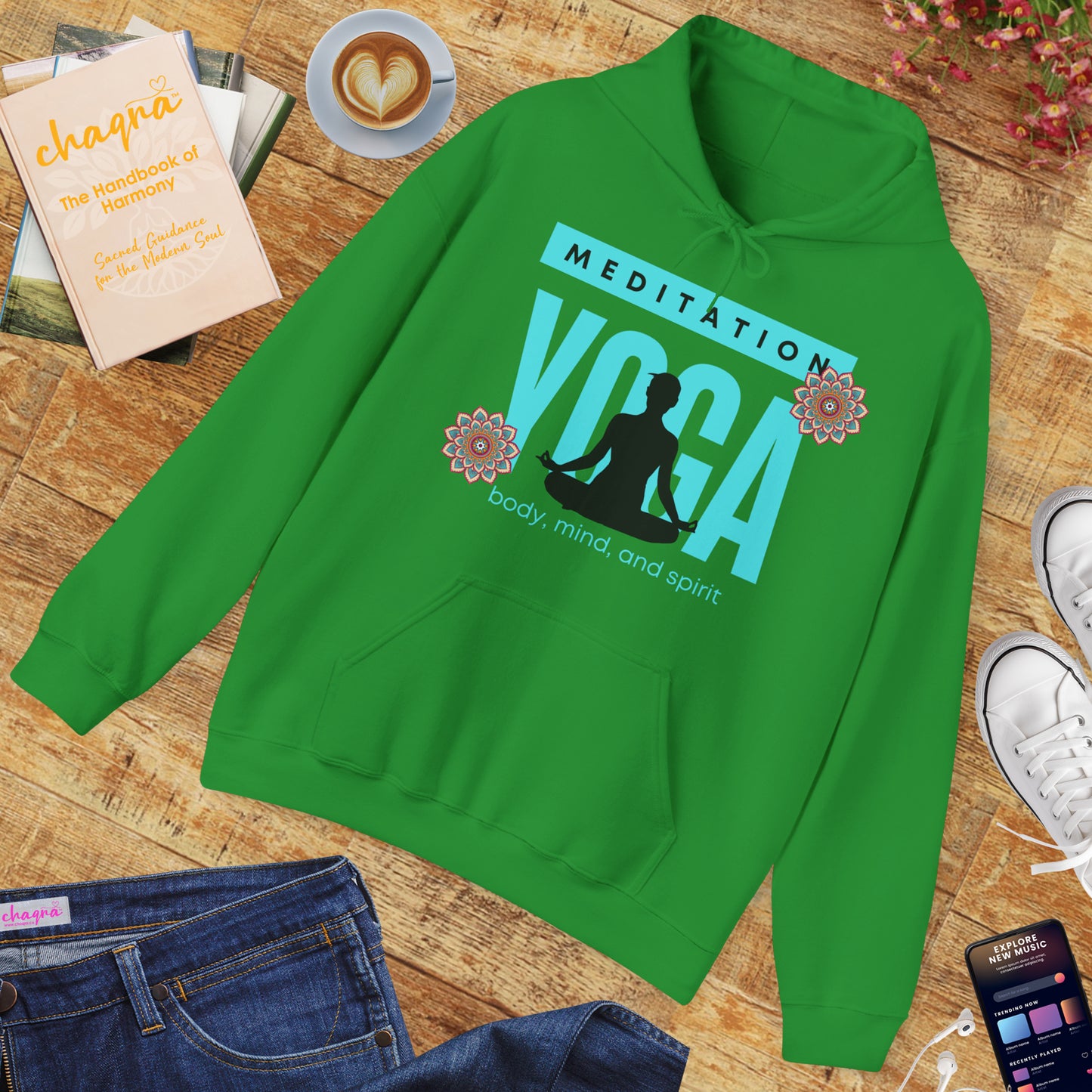 🧘‍♀️✨Mind • Body • Spirit Hoodie — Wear Your Practice, Live Your Peace🌿