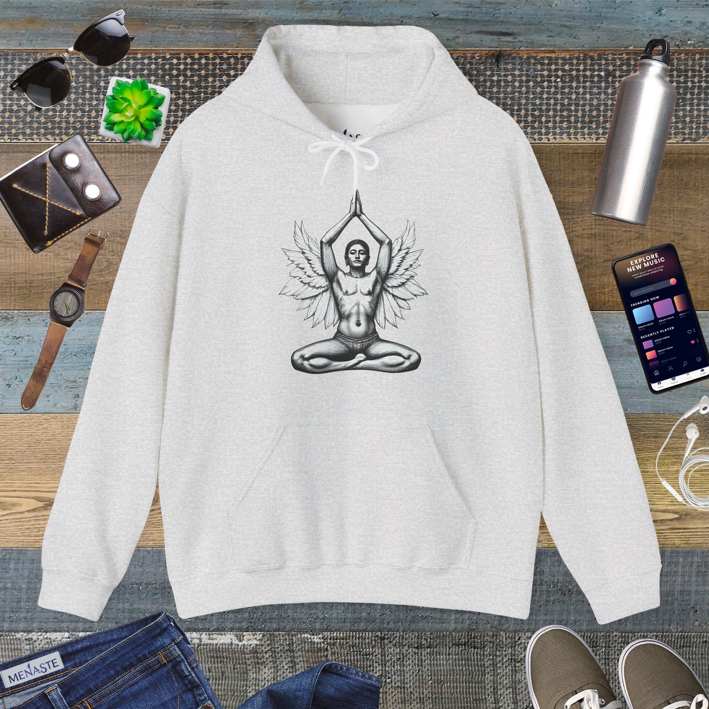 🕊️ Menaste "Yogic Stillness" Hoodie