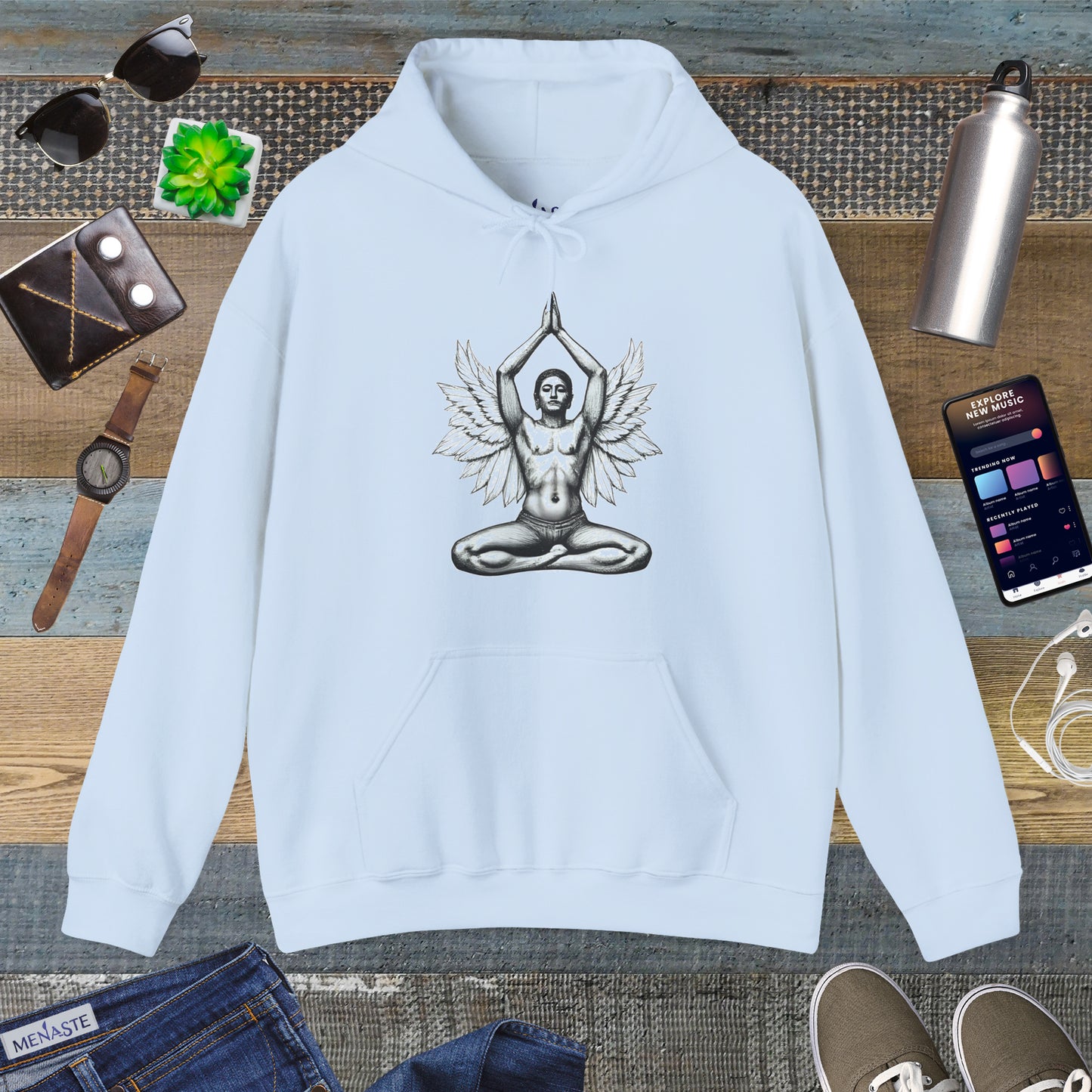 🕊️ Menaste "Yogic Stillness" Hoodie