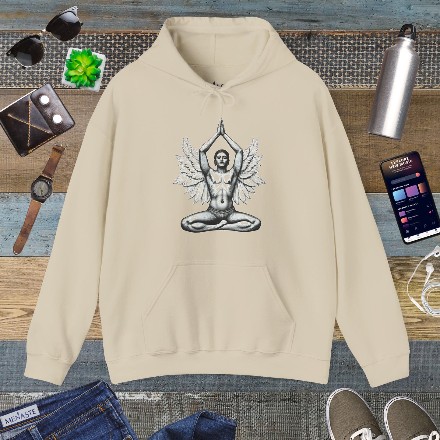 🕊️ Menaste "Yogic Stillness" Hoodie