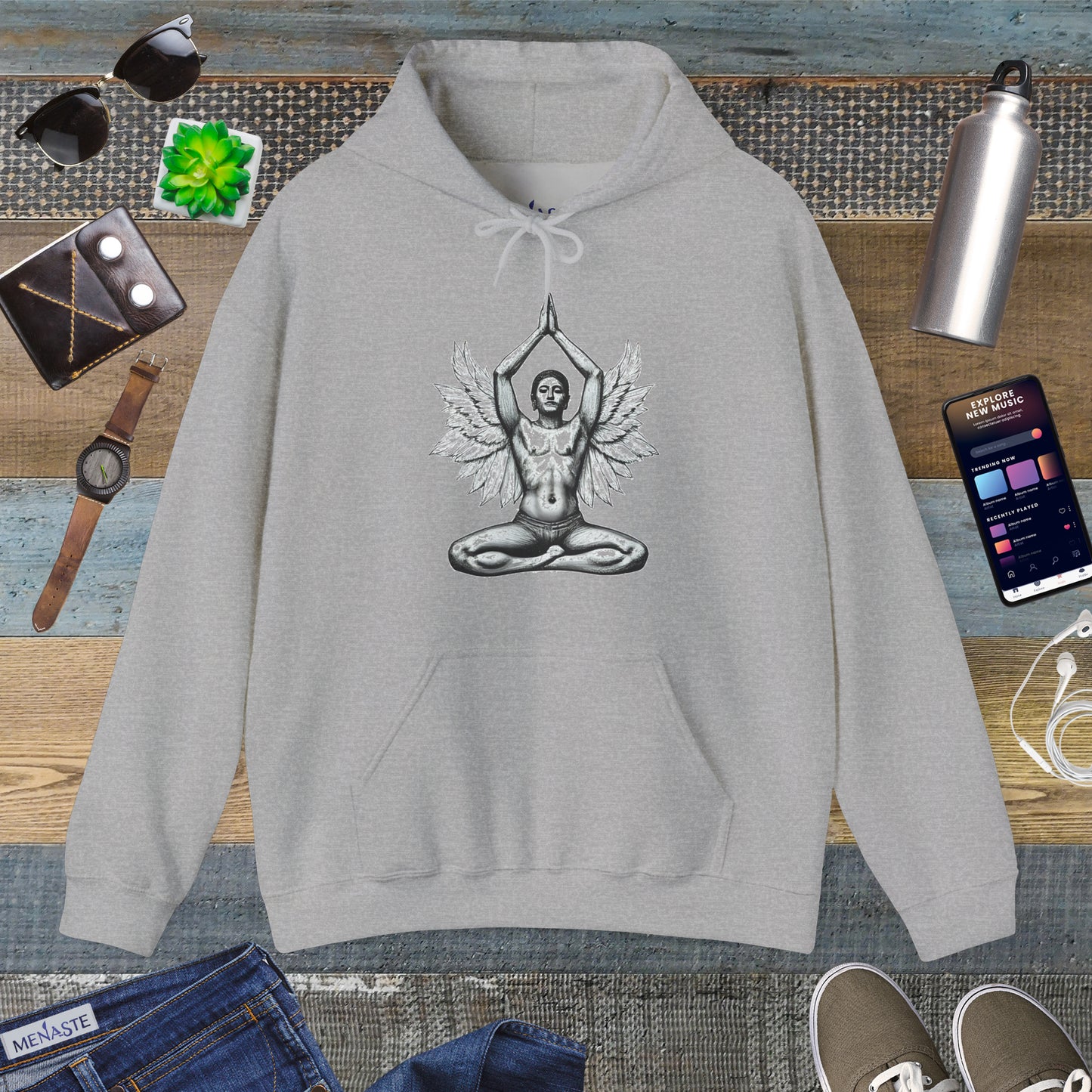 🕊️ Menaste "Yogic Stillness" Hoodie