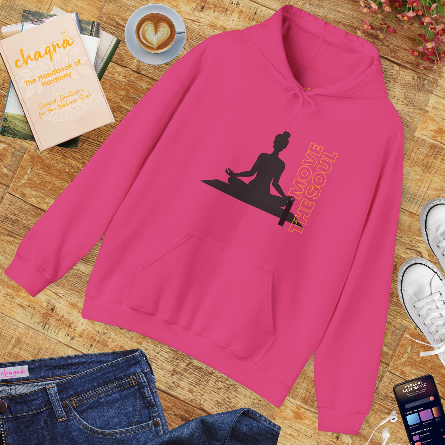 🧘🏾‍♀️Move the Soul Hoodie — Rooted Stillness, Radiant Flow✨🌿