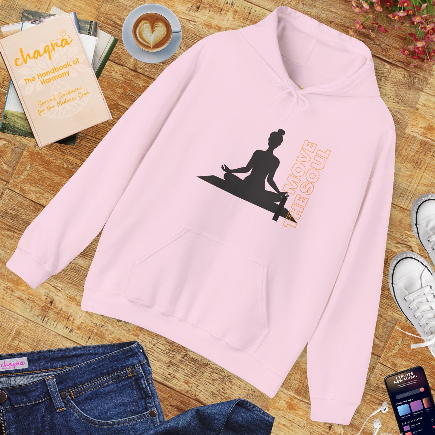 🧘🏾‍♀️Move the Soul Hoodie — Rooted Stillness, Radiant Flow✨🌿