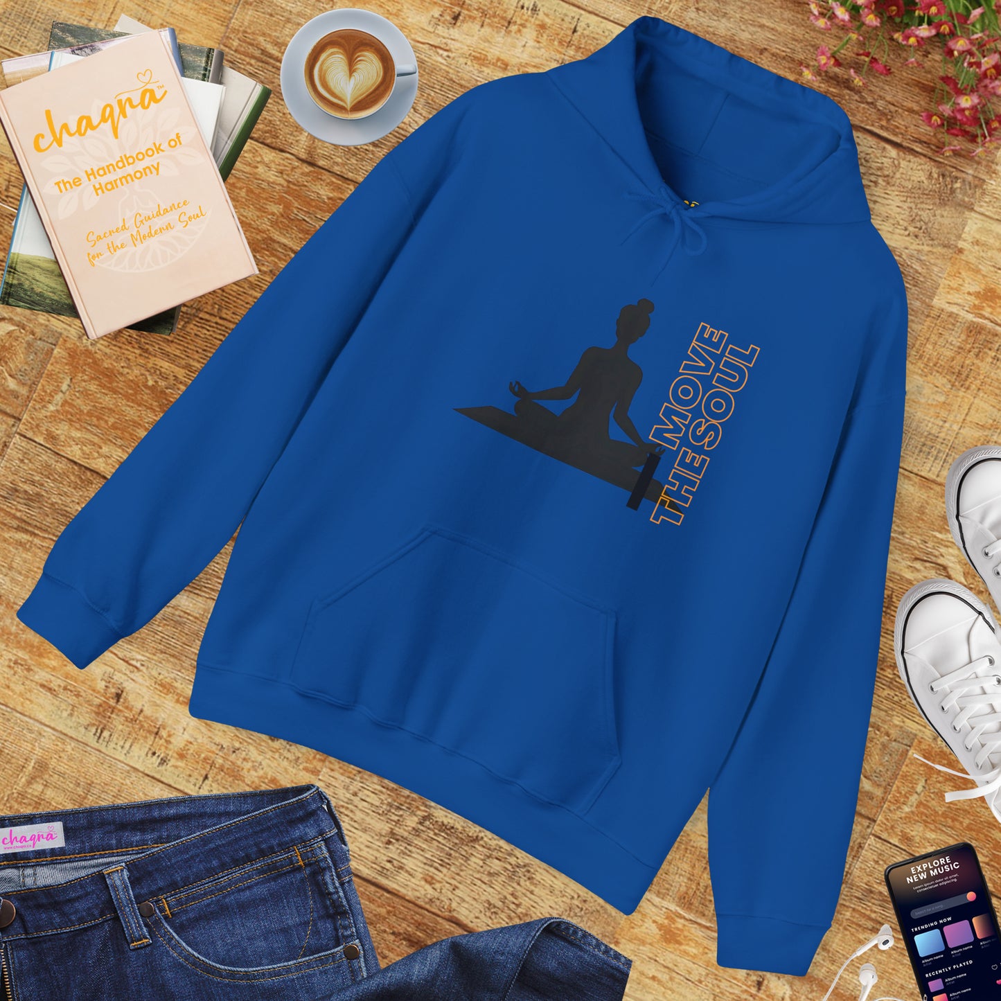 🧘🏾‍♀️Move the Soul Hoodie — Rooted Stillness, Radiant Flow✨🌿