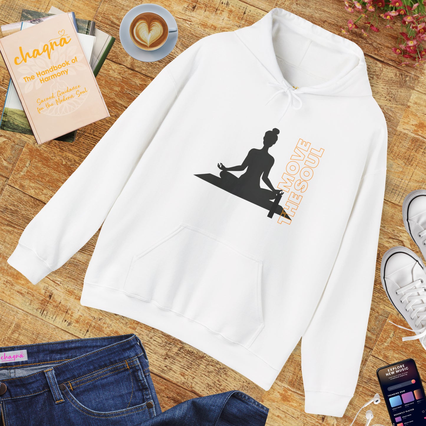 🧘🏾‍♀️Move the Soul Hoodie — Rooted Stillness, Radiant Flow✨🌿