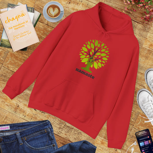 Namaste Roots Hoodie – Grounded in Spirit, Rooted in Earth🌳🙏✨