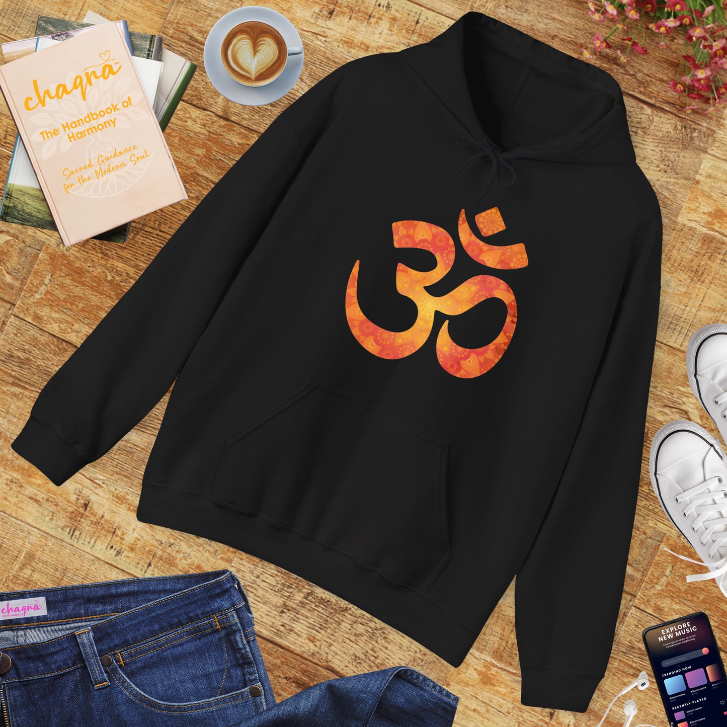 🕉️Sacred Om Mandala Hoodie – A Wearable Mantra of Peace & Power🔥