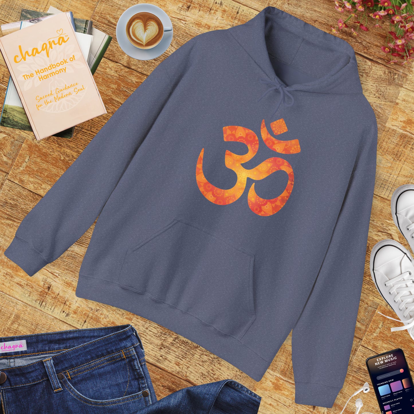 🕉️Sacred Om Mandala Hoodie – A Wearable Mantra of Peace & Power🔥