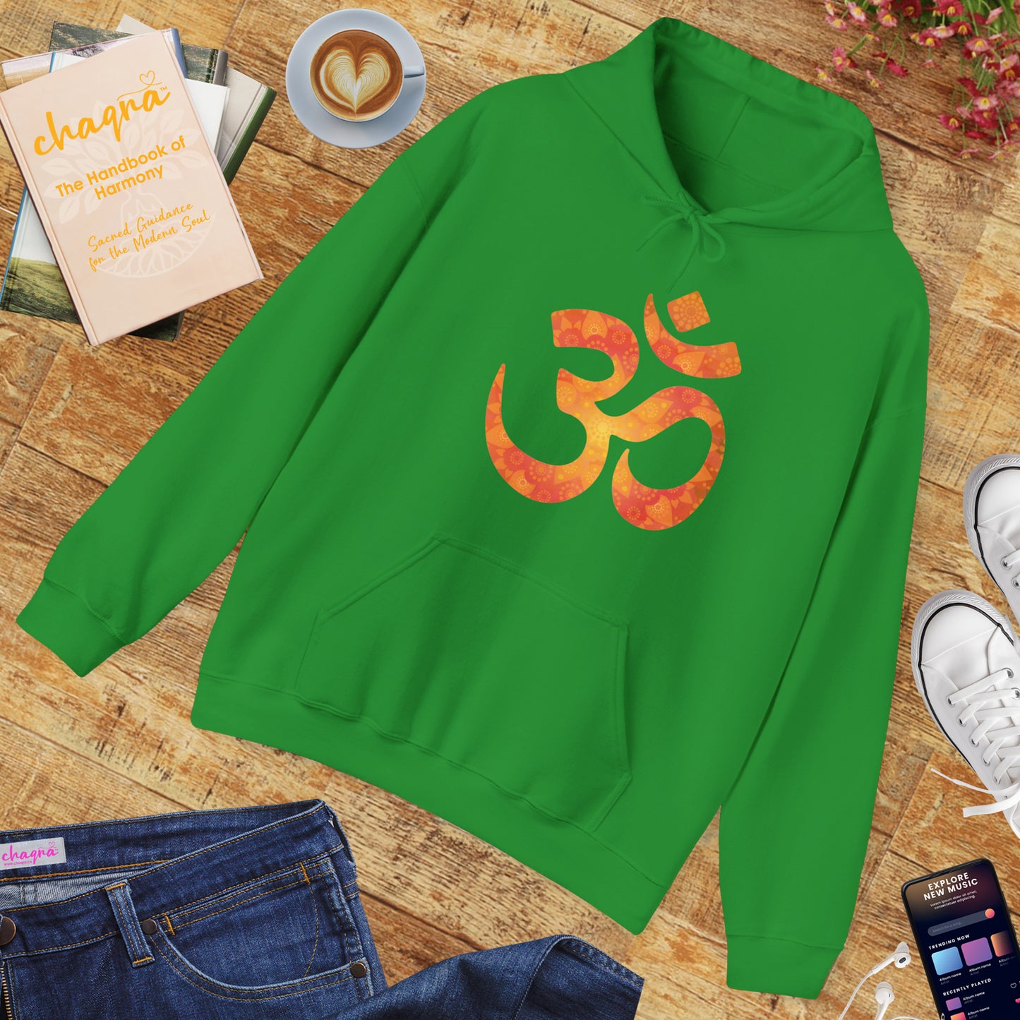 🕉️Sacred Om Mandala Hoodie – A Wearable Mantra of Peace & Power🔥