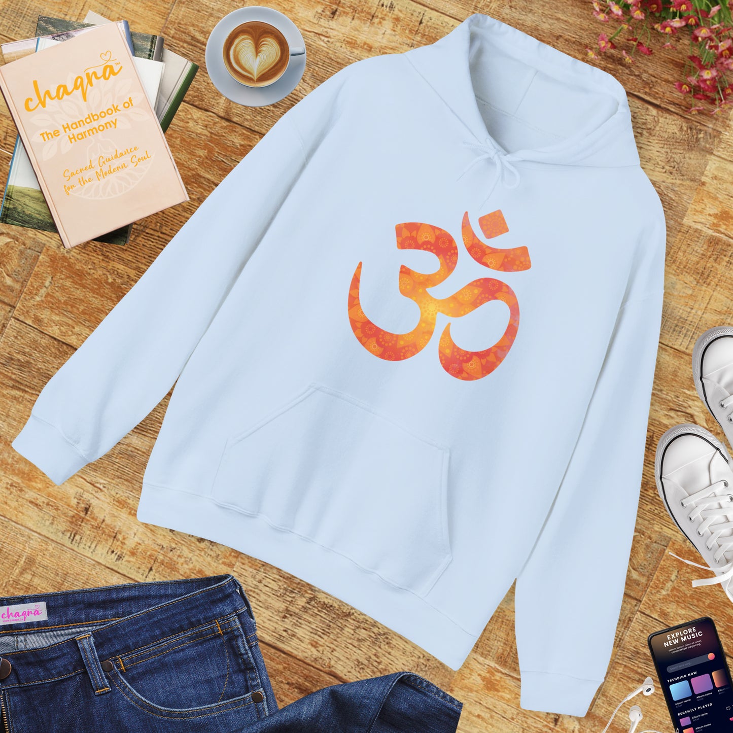 🕉️Sacred Om Mandala Hoodie – A Wearable Mantra of Peace & Power🔥