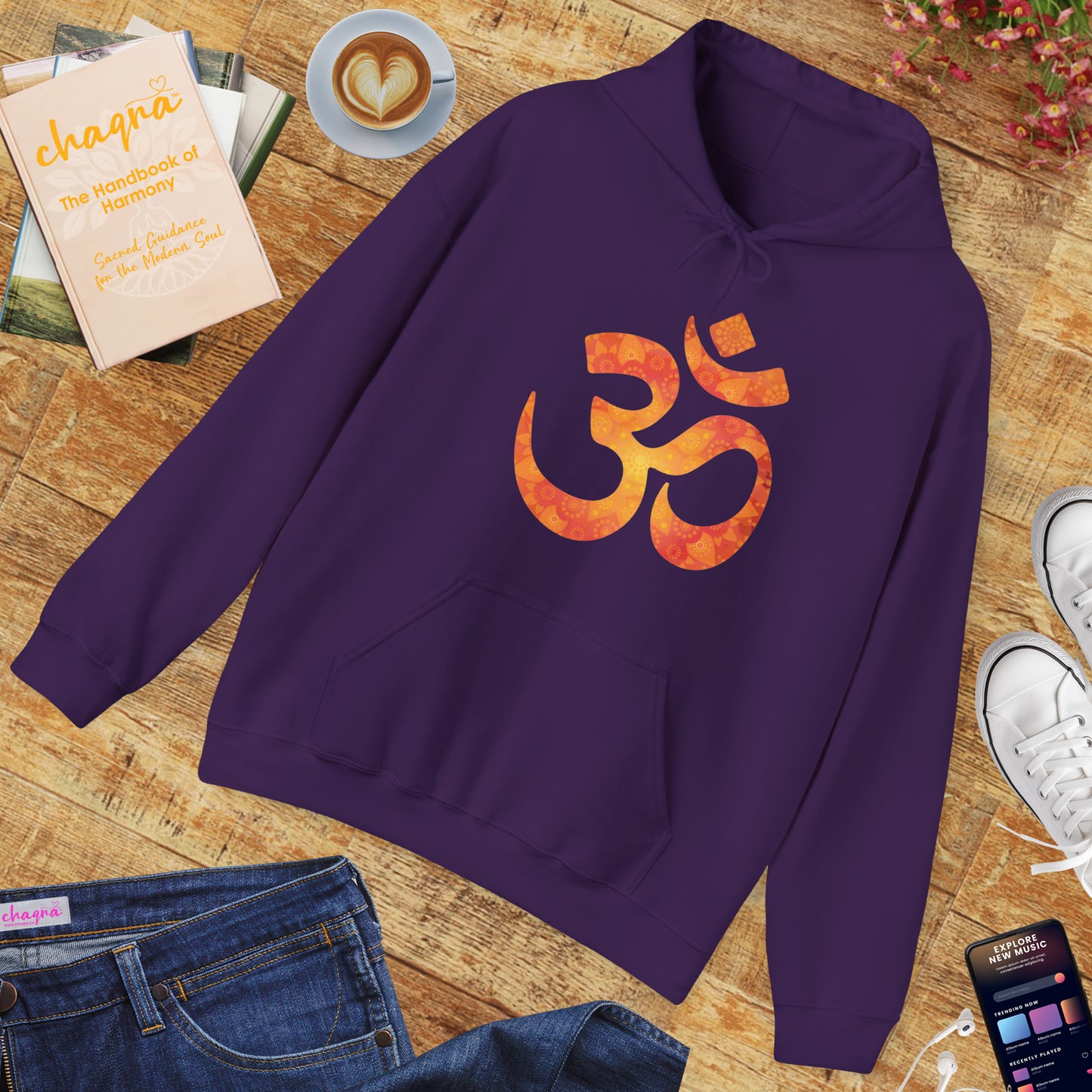🕉️Sacred Om Mandala Hoodie – A Wearable Mantra of Peace & Power🔥