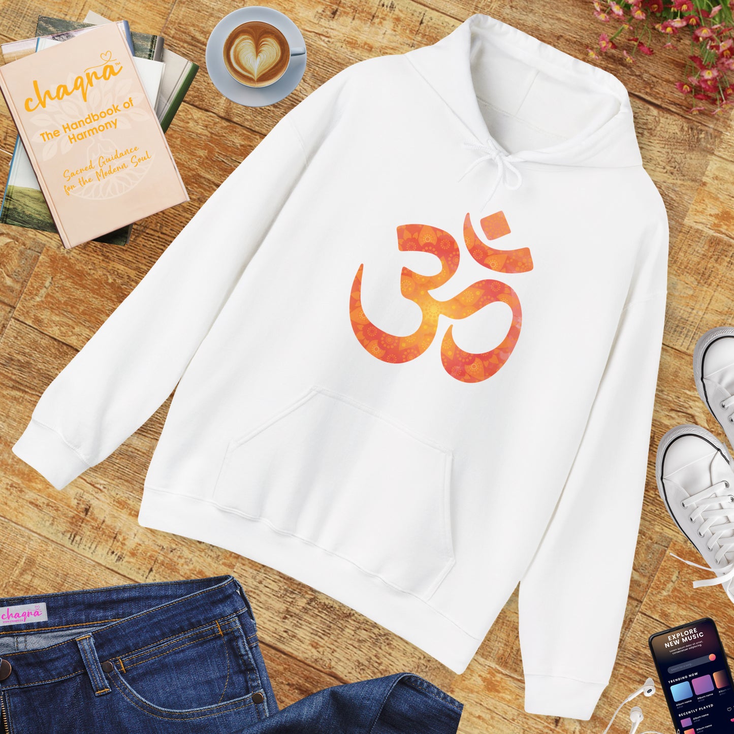 🕉️Sacred Om Mandala Hoodie – A Wearable Mantra of Peace & Power🔥