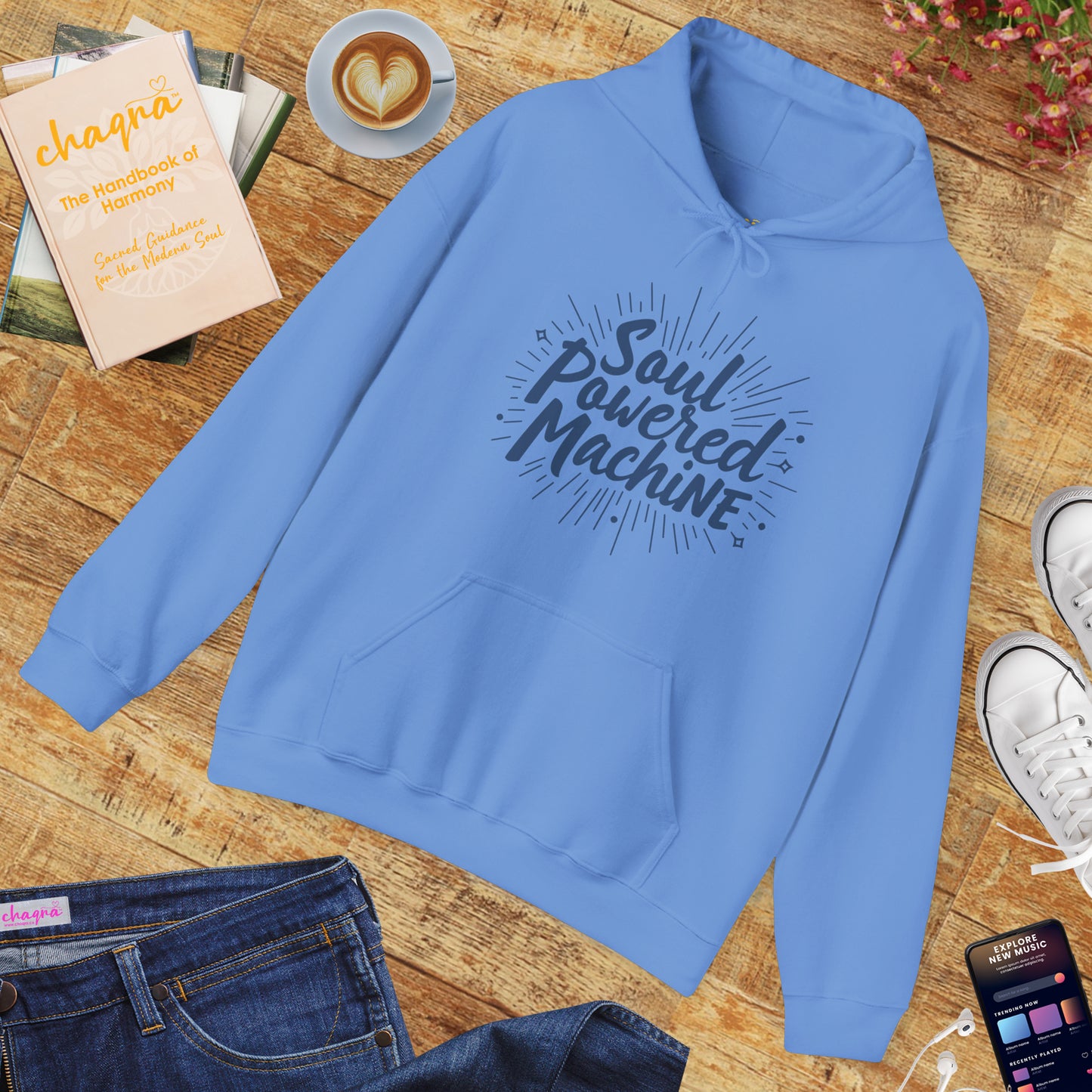 ⚡SOUL POWERED MACHINE Hoodie — Spirit in Motion, Power in Presence🔥💪