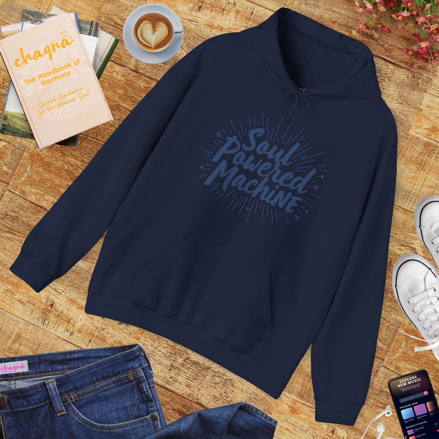 ⚡SOUL POWERED MACHINE Hoodie — Spirit in Motion, Power in Presence🔥💪