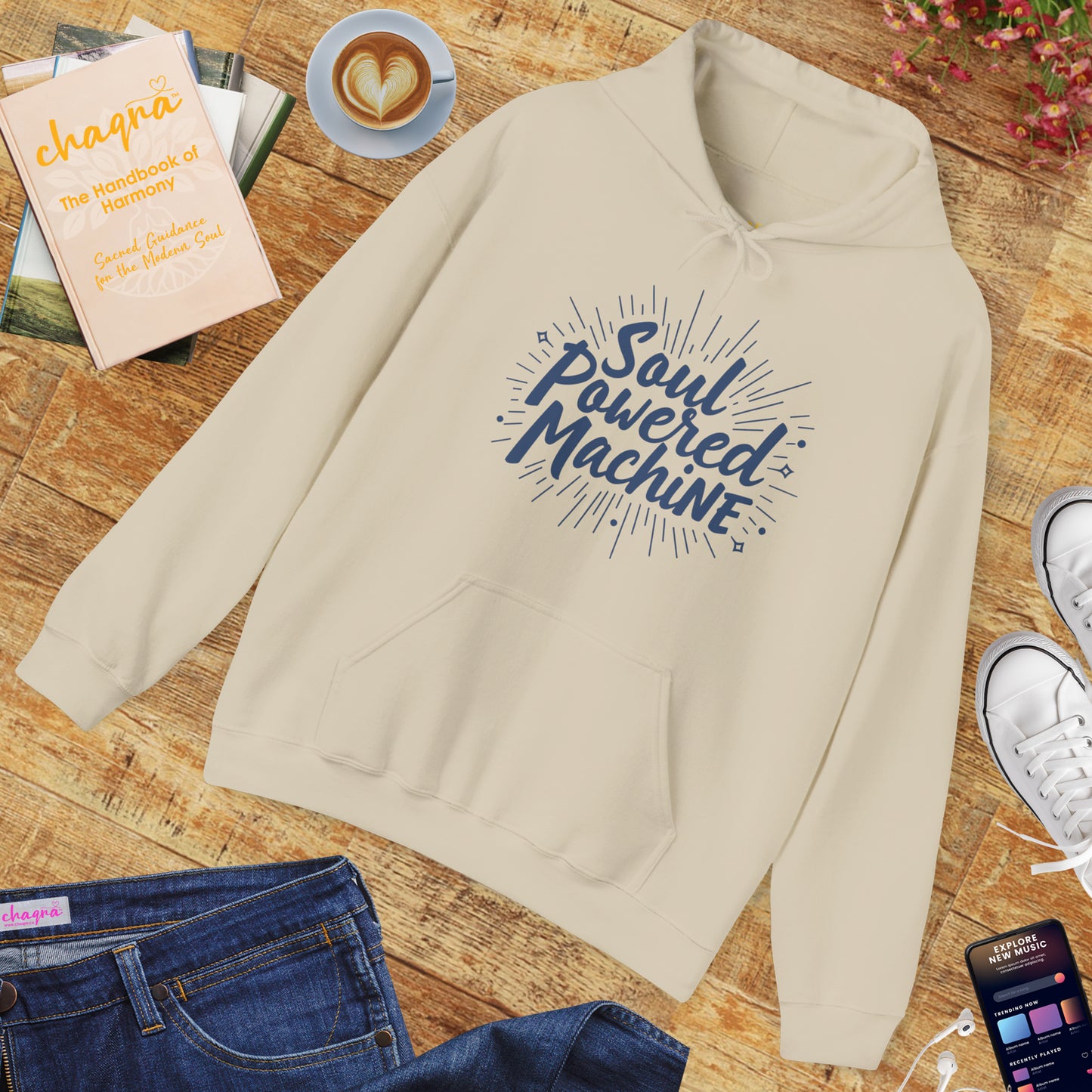 ⚡SOUL POWERED MACHINE Hoodie — Spirit in Motion, Power in Presence🔥💪